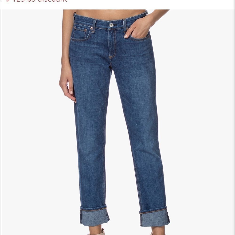 Rag& Bone misson boyfriend jeans size 26